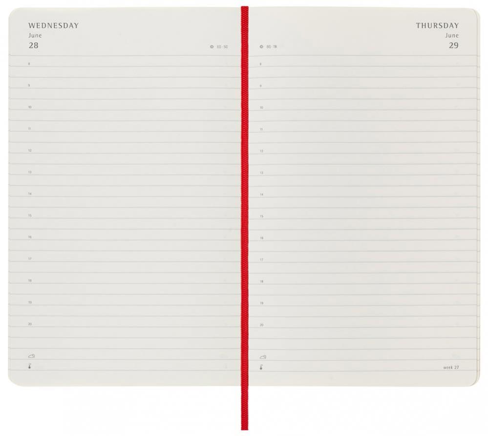Moleskine Daily Red Soft Large 2023