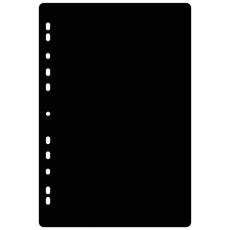 Fotoblad A4+ 235x330mm Svart 25-pack