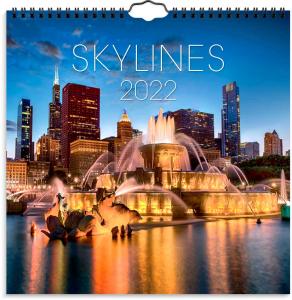 Väggkalender skylines 2022