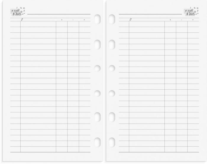 Compact Systemkalender svart skinn 2023