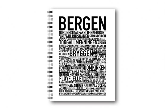 Anteckningsbok Bergen
