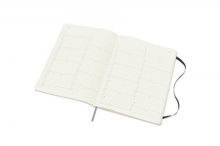 Moleskine Monthly Notebook XL svart soft 21/22