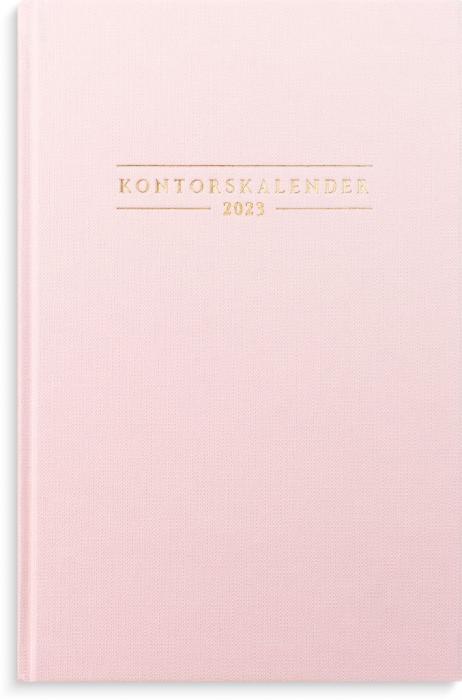 Kontorskalendern rosa 2023