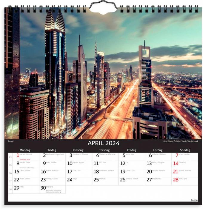 Vggkalender skylines 2024