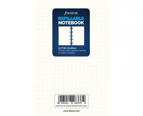 Extrablad dotted vita till Filofax Notebook Pocket