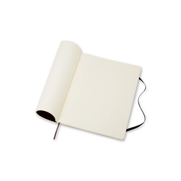 Moleskine Notebook X-large Soft Cover - Svart - Olinjerad