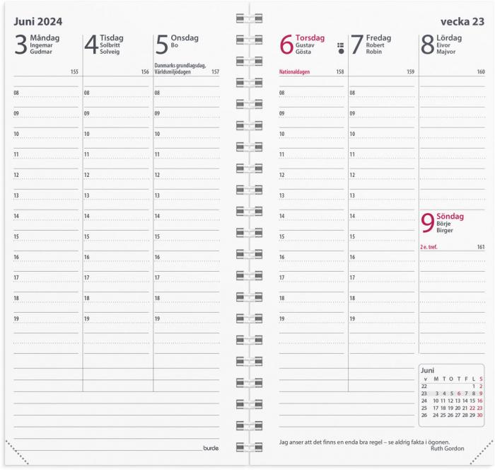 Planner kalendersats Interplano II 2024