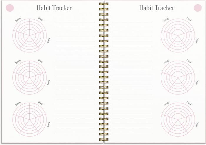 Life planner Pink A5 2023-2023