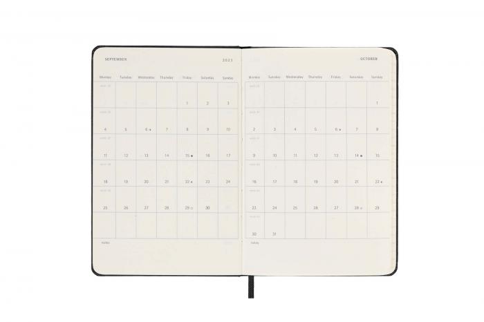 Moleskine Veckokalender Pkt Hard 22/23 Svart