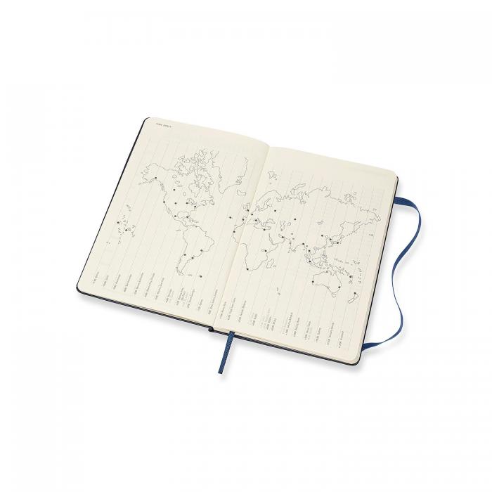 Moleskine Weekly Notebook Blue hard Large 2021