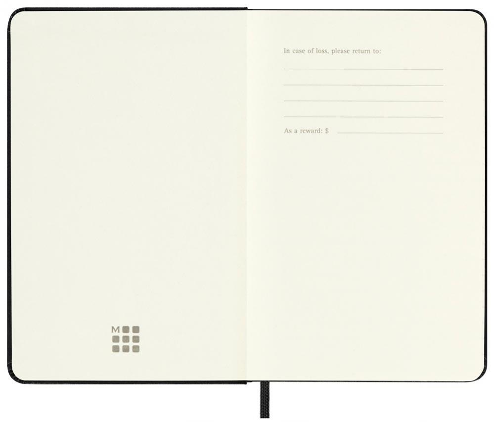 Moleskine Weekly Notebook Black hard pocket 2023