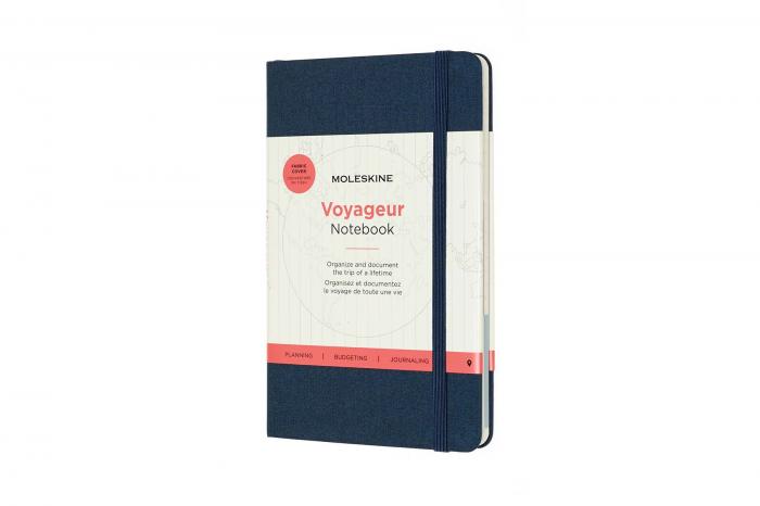 Moleskine Voyegeur Journal Travel Ocean Blue 