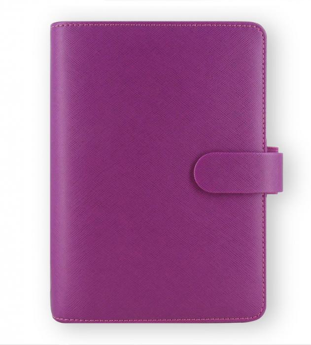 Filofax Saffiano Pocket hallonröd