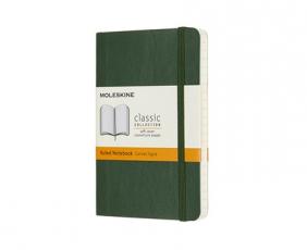 Moleskine Moleskine Classic Soft Pocket Ruled Notebook Myrtle Green - Kalenderkungen.se