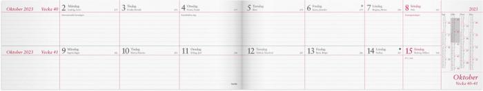 Tvåveckors plankalender 2023