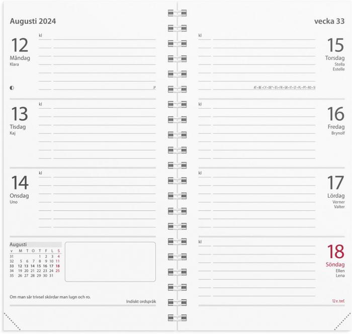 Planner kalendersats Master 2024