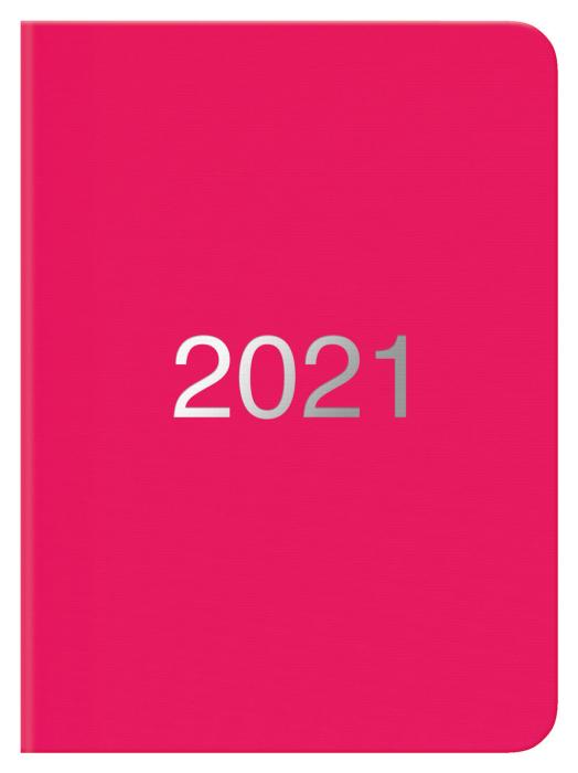 Kalender Letts Dazzle A6 V/U Rosa 2021