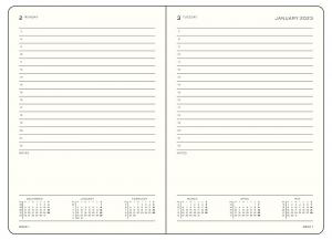 Kalender Leuchtturm1917 A5 Daily Planner Black Lilac