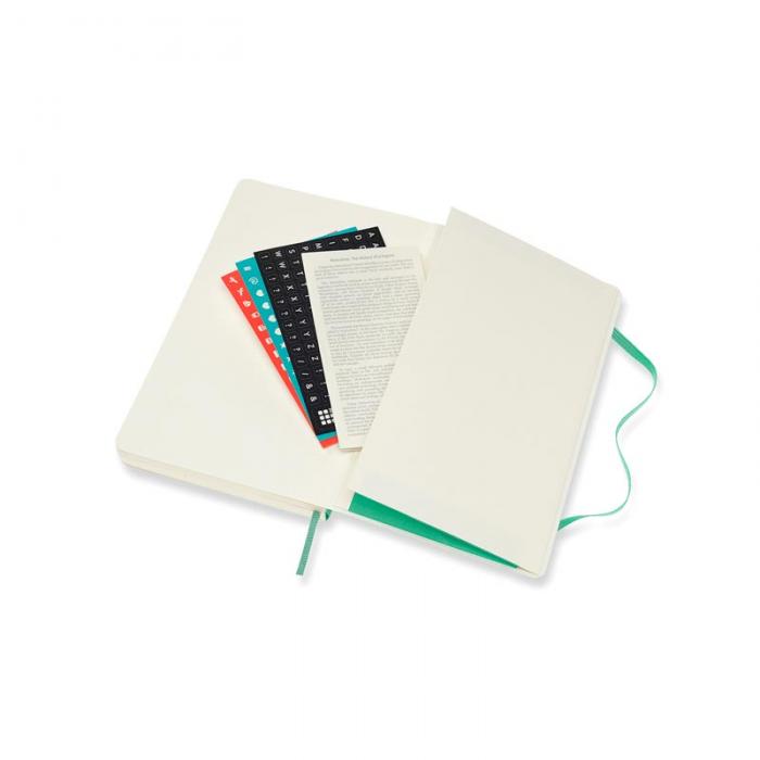 Moleskine Weekly notebook Large Green Soft 2022