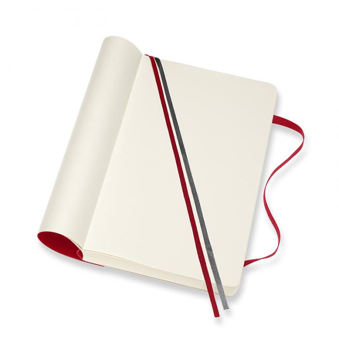 Moleskine Classic Notebook Soft Expanded olinj Red