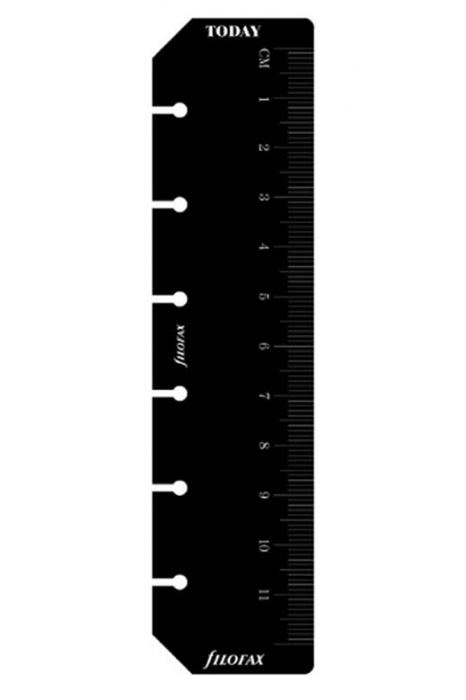 Filofax Filofax pocket linjal/markör svart - Kalenderkungen.se