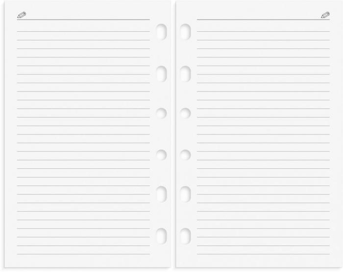 Compact Systemkalender svart skinn 2023