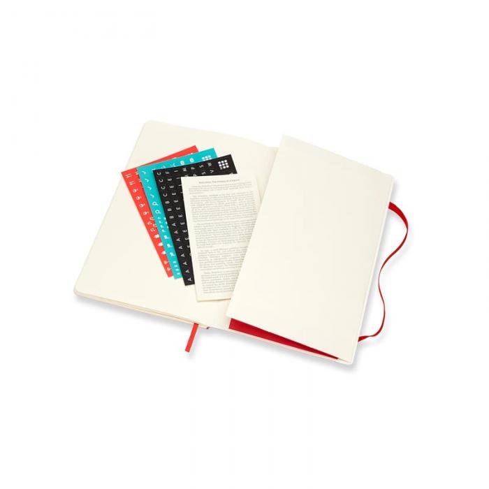 Moleskine Weekly notebook Large Red Soft 2022