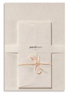 Brevpapper Parchment natur 6-pack
