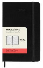 Moleskine Daily Black Hard Pocket 2024