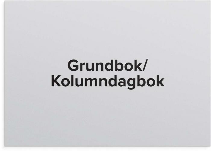 Grundagbok/kolumndagbok - A4 - 297x210mm