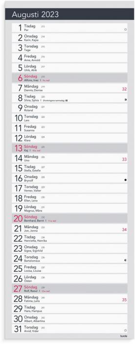Liten bordskalender elegant 2023
