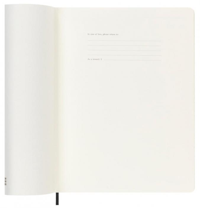Moleskine Weekly notebook XL Soft Black 2023