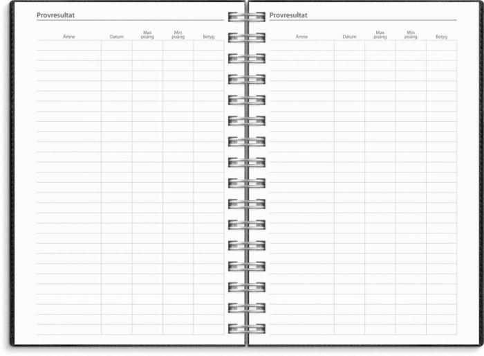 Kalender Dagbok Twist svart 2023-2024 