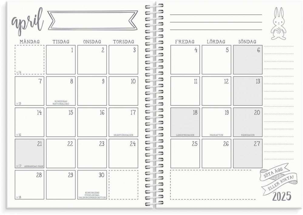 Kalender 2025 Doodle II