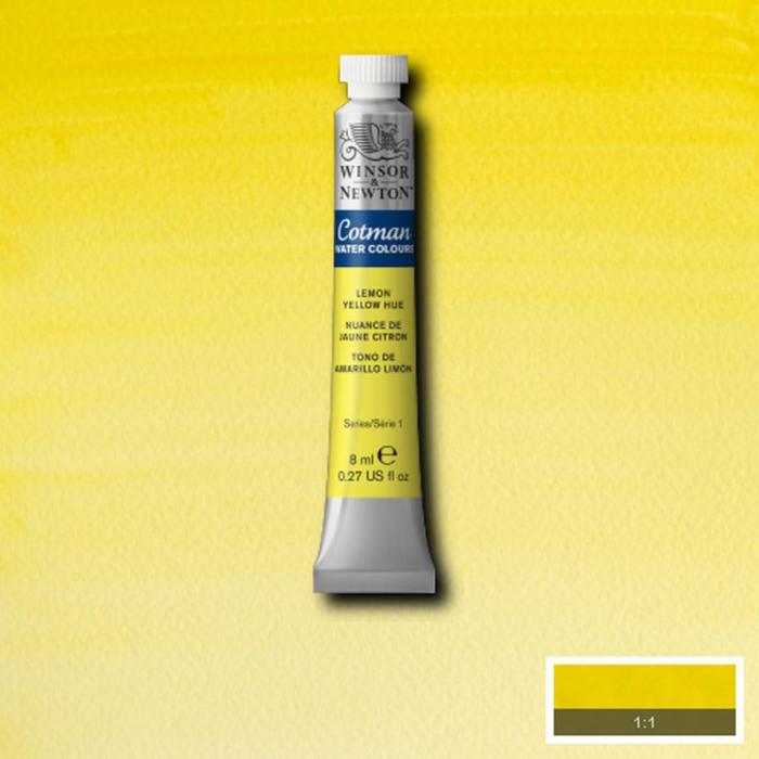 Akvarellfrg Cotman 8ml Lemon yellow 346