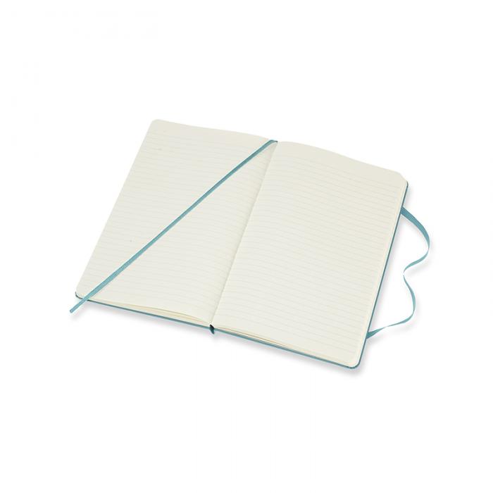 Moleskine Ruled Classic Notebook Large - Reef Blue 13x21cm 