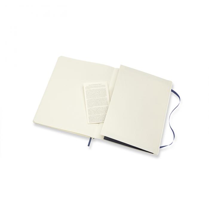 Moleskine Notebook X-large Soft Cover - Blå - Linjerad