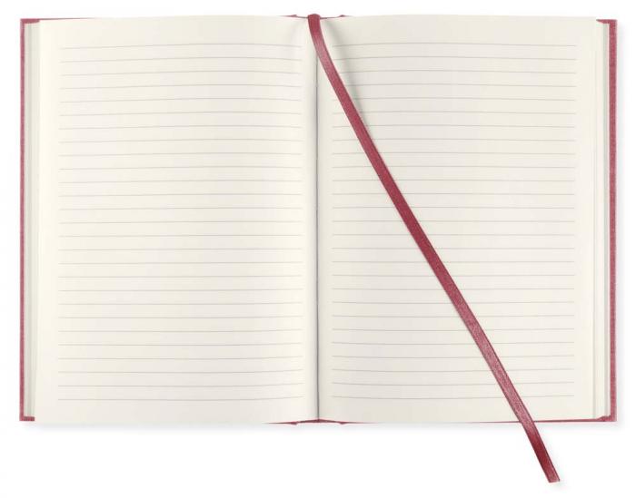 Linjerad Notebook A5 256 sidor Red Twist