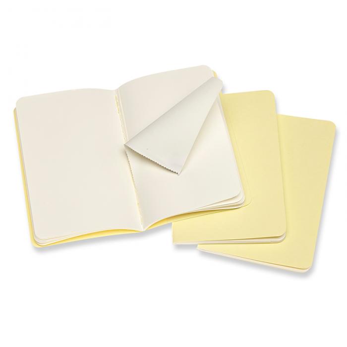 Moleskine Cahier Journal Plain Pocket Yellow