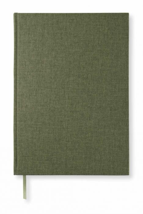 Olinjerad Blank Book A4 192 sidor Khaki Green