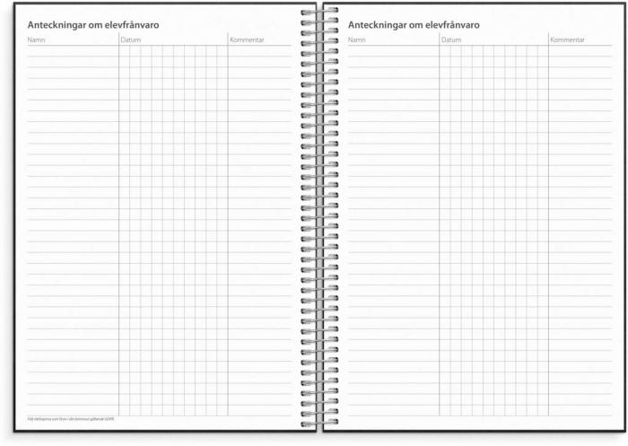 Noteringskalendern 2023-2024