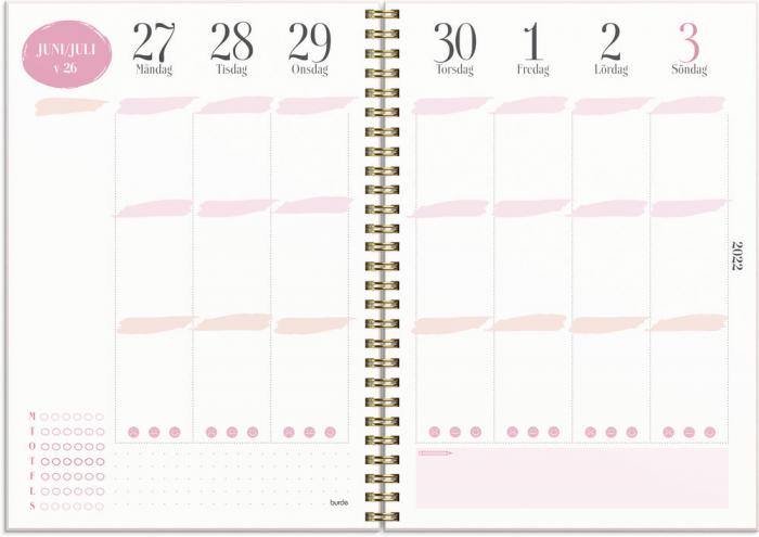 Life planner Pink A5 2023-2023