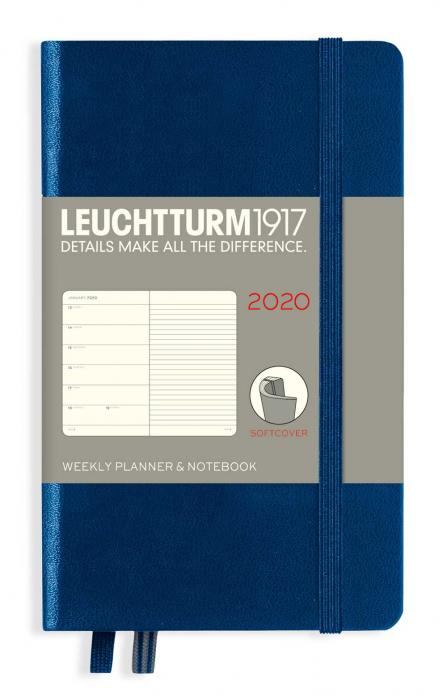 Leuchtturm1917 Kalender 2020 Leuchtturm1917 A6 v/notes soft navy - Kalenderkungen.se