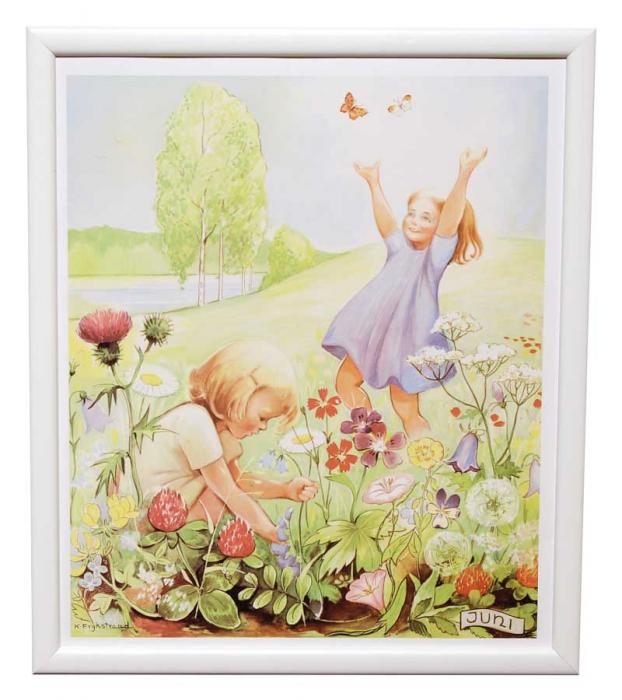Månadstavla Kerstin Frykstrand, 12 motiv