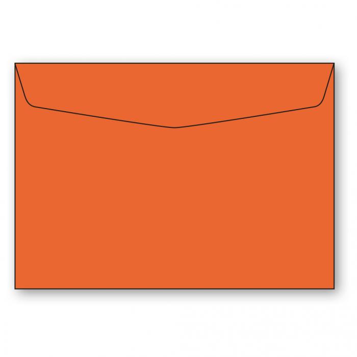 C6 Kuvert 5-pack 110g Orange 