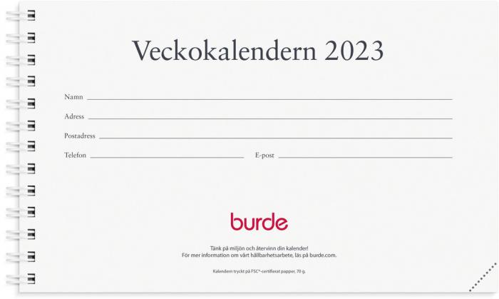 Veckokalendern refill 2023