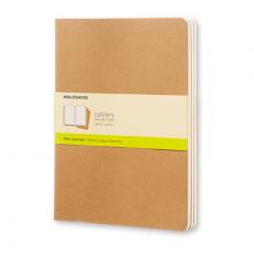 Moleskine Cahier Journal Plain X-Large Kraft Brown