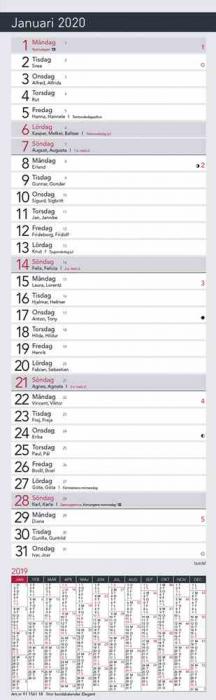 Burde Förlag Stor Bordskalender Elegant 2020 - Kalenderkungen.se