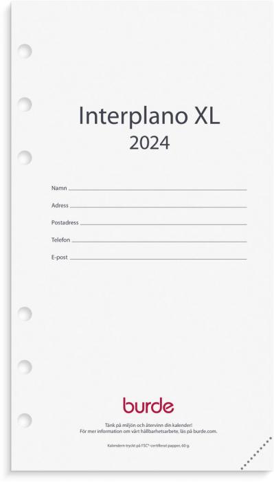Regent kalendersats Interplano XL 2024