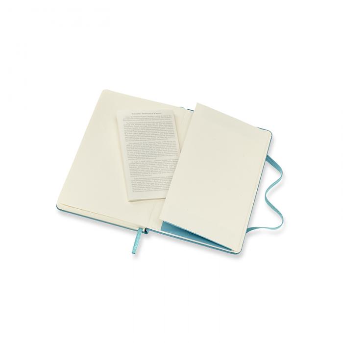 Moleskine Plain Classic Notebook Pocket - Reef Blue 